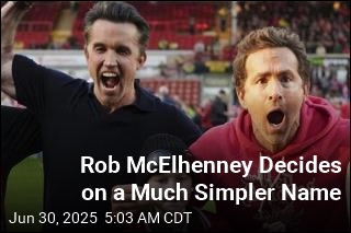 Rob McElhenney Soon to Be Just &#39;Rob Mac&#39;