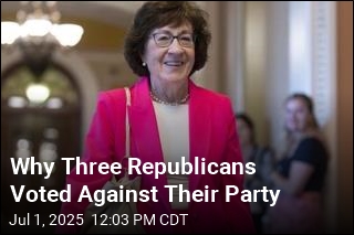 Why Three Republicans Voted Against Their Party