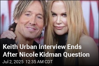Keith Urban Interview Ends After Nicole Kidman Question