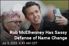 Rob McElhenney Defends That Name Change