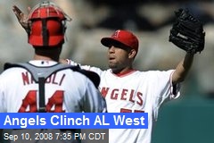 Angels Clinch AL West