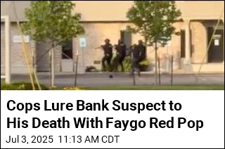 Cops Shoot Bank Robber as Drone Delivers Drink