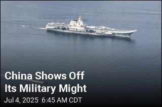 China Sails Its Aircraft Carrier Into Hong Kong Waters
