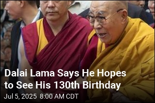 Dalai Lama Says He Hopes to Live to 130
