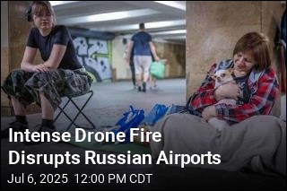 Intense Drone Fire Disrupts Russian Airports