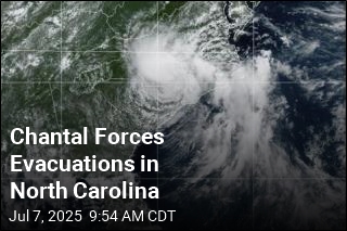 Chantal Forces Evacuations in North Carolina