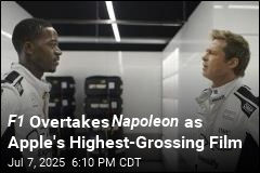 F1 Is Now Apple&#39;s Highest-Grossing Movie