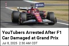 YouTuber Arrested at British Grand Prix