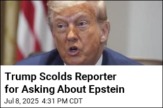 Trump Scolds Reporter for Asking About Epstein