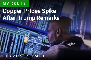 Copper Prices Spike After Trump Remarks