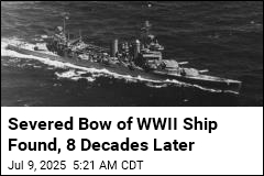 USS New Orleans Bow Found After 8 Decades on Ocean Floor