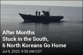 After Months Stuck in the South, 6 North Koreans Go Home
