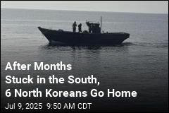 After Months Stuck in the South, 6 North Koreans Go Home