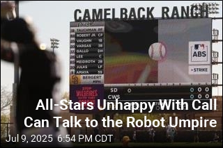 All-Stars Unhappy With Call Can Talk to the Robot Umpire