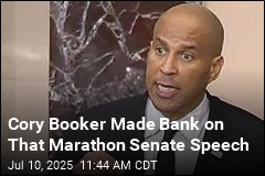 After That Marathon Speech, Cory Booker Makes Bank