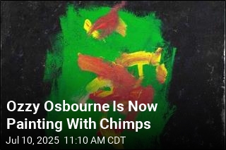 Ozzy Osbourne Teams With Chimps on Artwork
