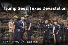 Trumps Tour Devastation, Meet With Texas Families