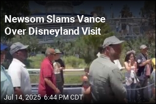 Newsom Slams Vance Over Disneyland Visit
