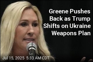 Greene Pushes Back as Trump Shifts on Ukraine Weapons Plan
