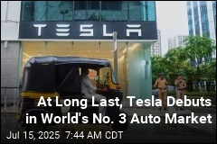 Tesla Debuts in World&#39;s No. 3 Auto Market