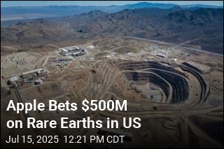 Apple Bets $500M on Rare Earths in US