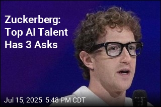 Zuckerberg: Top AI Talent Has 3 Asks