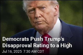Trump&#39;s Disapproval Rating Hits 2nd-Term High