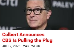 Colbert Announces CBS Is Pulling the Plug