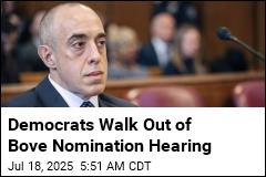 Democrats Stage Walkout at Bove Nomination Hearing