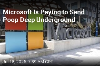 Microsoft Is Paying to Send Poop Deep Underground