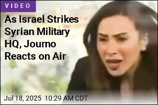 As Israel Strikes Syrian Military HQ, Journo Reacts on Air