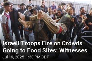 Israeli Troops Fire on Crowds Going to Food Sites: Witnesses