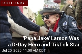 &#39;Papa Jake&#39; Larson Was a D-Day Hero and TikTok Star