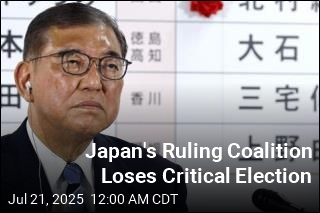 Japan&#39;s Ruling Coalition Suffers Election Defeat