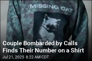 Couple Bombarded by Calls Finds Their Number on a Shirt