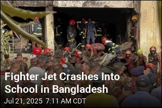 Bangladeshi Fighter Jet Crashes Into School