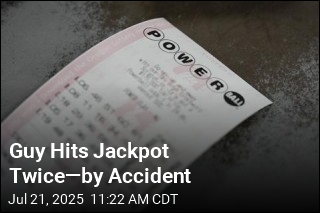Guy Hits Jackpot Twice&mdash;by Accident
