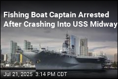Sportfishing Boat Slams Into USS Midway