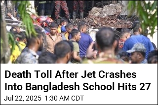 Air Force Jet Crashes Into School in Bangladesh, Killing 27