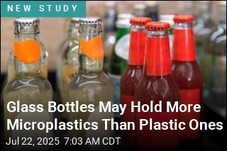 Glass Bottles May Hold More Microplastics Than Plastic Ones