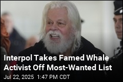Interpol Takes Famed Whale Activist Off Most-Wanted List