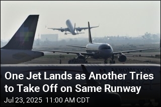 Landing, Taxiing Jets Miss Each Other by 200 Feet