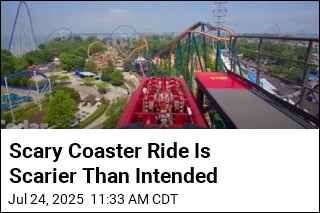 Coaster Ride Is Scarier Than Planned After Glitch