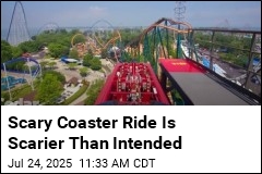 Coaster Ride Is Scarier Than Planned After Glitch