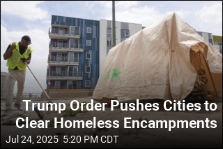 Trump Order&#39;s Goal Is to Have Cities Clear Homeless Camps
