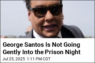 George Santos Is Not Going Gently Into the Prison Night