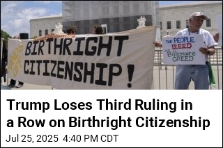 Trump Loses Third Ruling in a Row on Birthright Citizenship