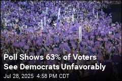 Poll Shows 63% of Voters See Democrats Unfavorably