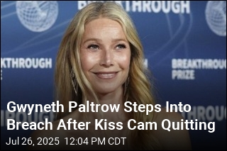 Gwyneth Paltrow Steps Into Breach After Kiss Cam Quitting