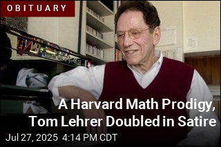 A Harvard Math Prodigy, Tom Lehrer Doubled in Satire